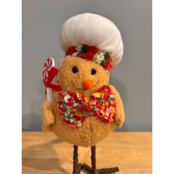 Gingerbread man Christmas bird - Picture 2 of 6